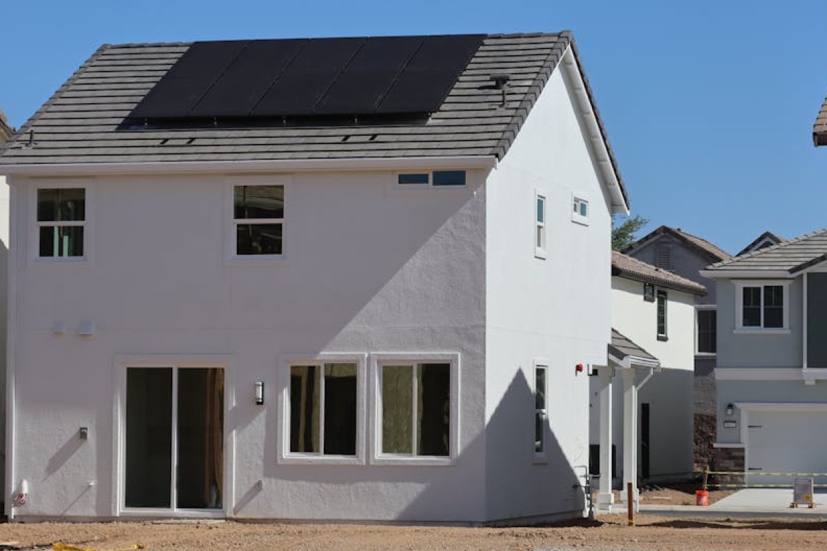 solar panels house