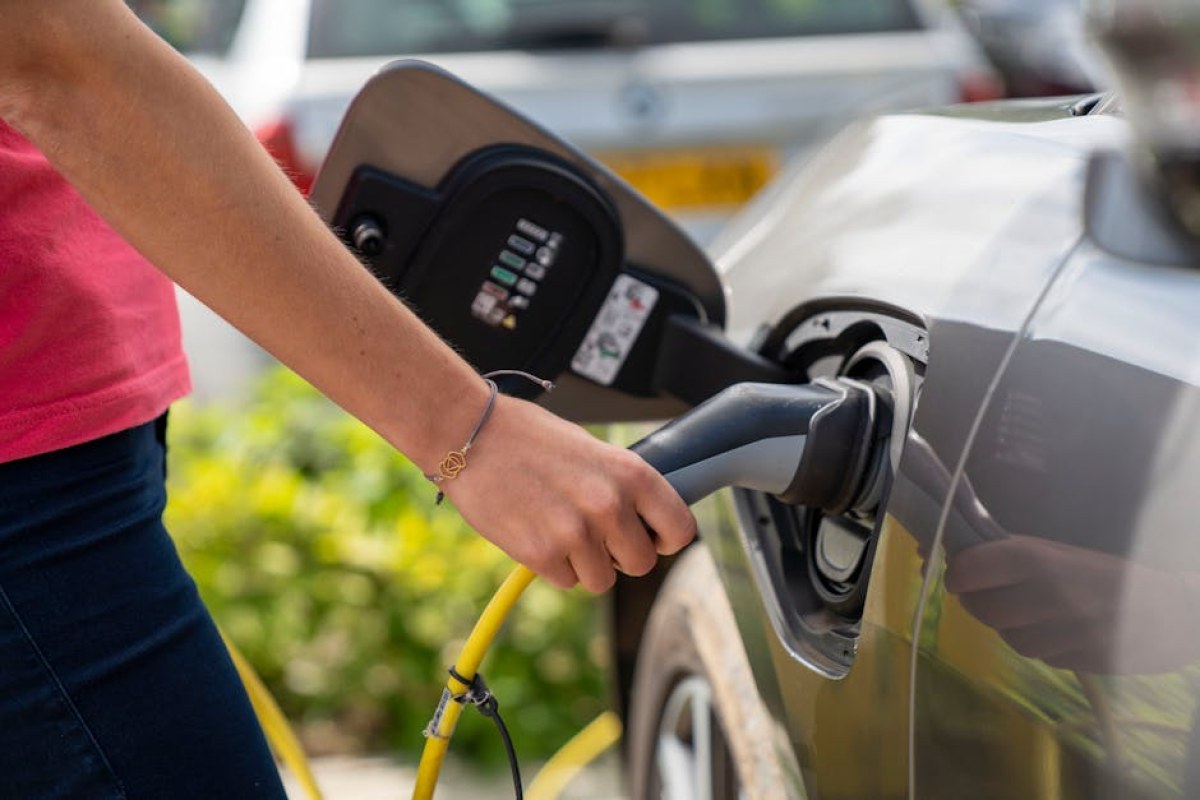 electric car charging station