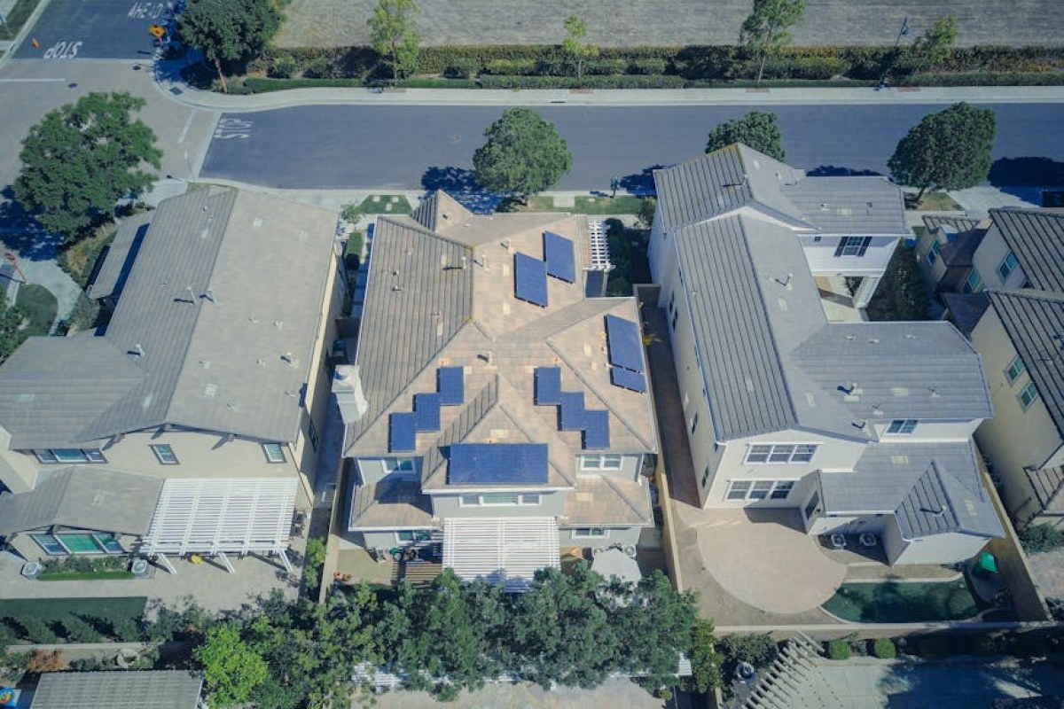 solar panels house